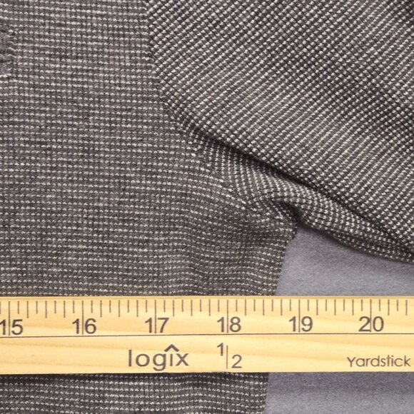 Ted Baker London Mens Grey Thermal Waffle Knit Long Sleeve Henley Shirt Pocket 3 - Picture 9 of 10